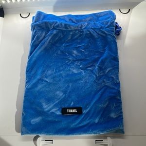 Blue Triangl Swim Suit pouch